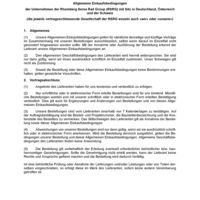 RSRG Allgemeine Einkaufsbedingungen DACH